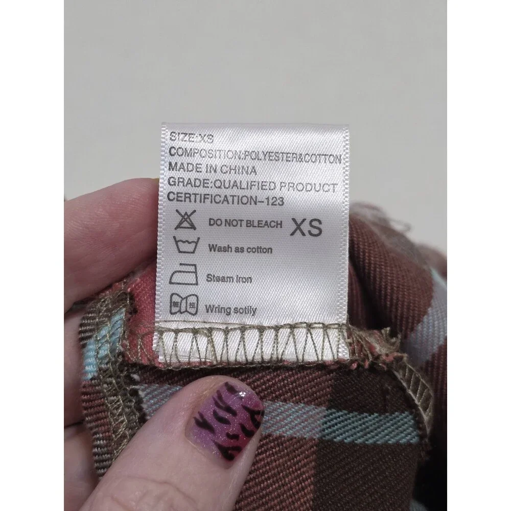 Pet Circle Plaid Dog Dress Size XS